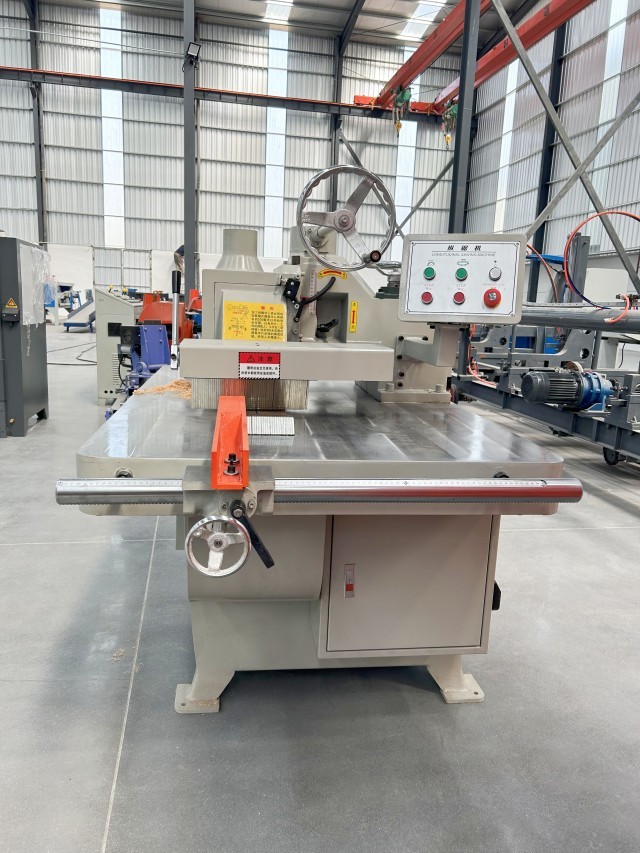 MJ153 Woodworking Auto Feeding Single Straight Line Single Wood Rip Saw Machine
