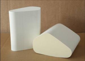 Quality Oval Honeycomb Ceramic Carrier White For Exhaust Gas Purification wholesale