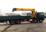 Mobile Telescopic Boom Truck Crane , 16T 80 L/min Oil Flow