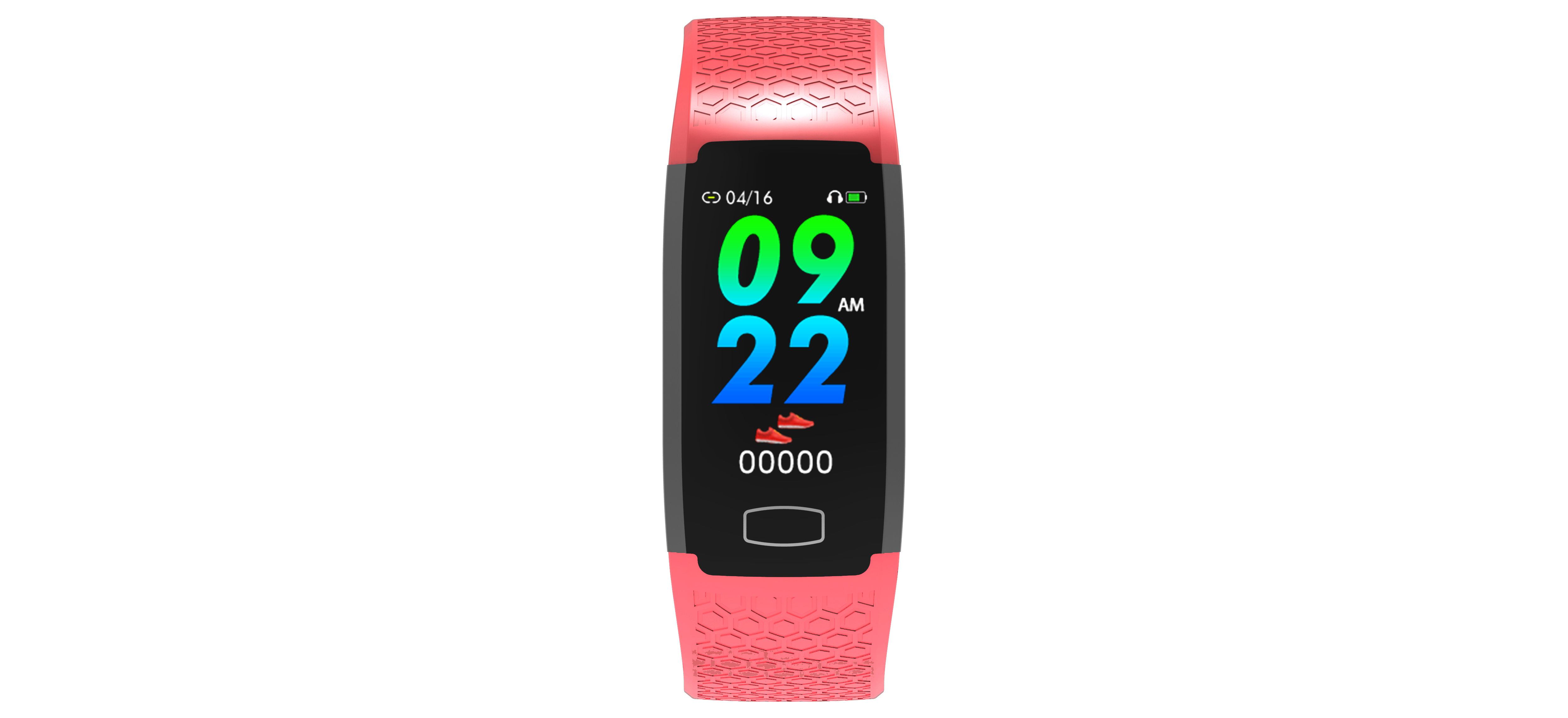 200mAh 3MP Heart Rate Smartwatch Wristband Bracelet Blood Pressure Sport Rate