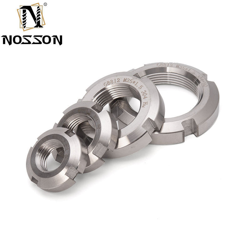 Black Oxide Finish KM-14 Metric Locknut for M3-M12 and 1/4-5/16 Power Transmission ANSI/ASME Standard Stainless Steel