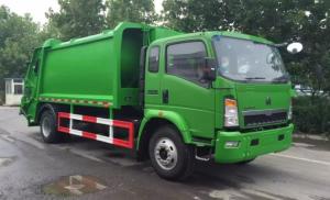 Quality SINOTRUK HOWO Compressed Compactor Garbage Collection Truck 4×2 LHD wholesale