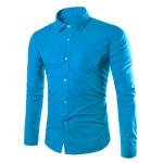 White Embroidered Dress Shirts , Personalised Business T Shirts Patterned