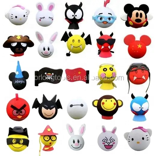Universal Car Fitment Antenna Ball Antenna Topper Ball Cartoon Doll Antenna Decoration Eva Balls for OE NO. Universal