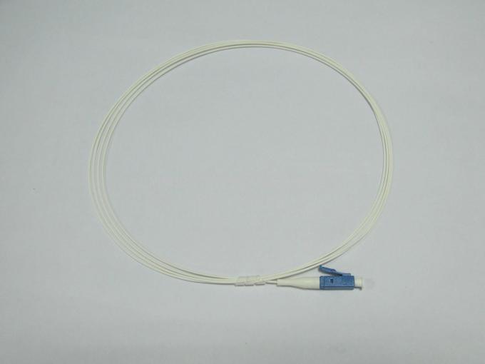 LC/UPC SM SX Pigtails 1.5M, Fiber Optic Pigtails LC 1.5 Mtrs 900um White Tight Buffer