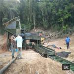alluvial gold mining equipment 100 ton gold trommel wash plant