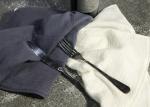 35x35cm Embroidered Cotton Yarn Personalized Dinner Napkins