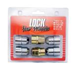 Universal Colorful Car Lug Nuts Anti Theft With Chrome Surface Treatment