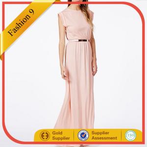 Quality Floor Length NUDE T-SHIRT MAXI DRESS wholesale