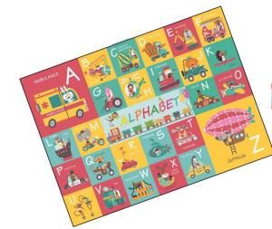 Quality Kids Educational Paper Jigsaw Puzzle Alphabet Floor Puzzle Transport For 4-8-10 year olds wholesale