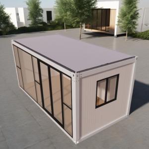 Quality Galvanized Steel Bending 20ft Prefabricated Modular Steel Housing Eco-Friendly Container Homes for Outdoor Living Store wholesale