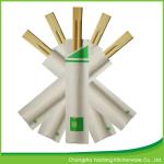 21cm Twins Bamboo Chopsticks with semi-closed paper sleeve