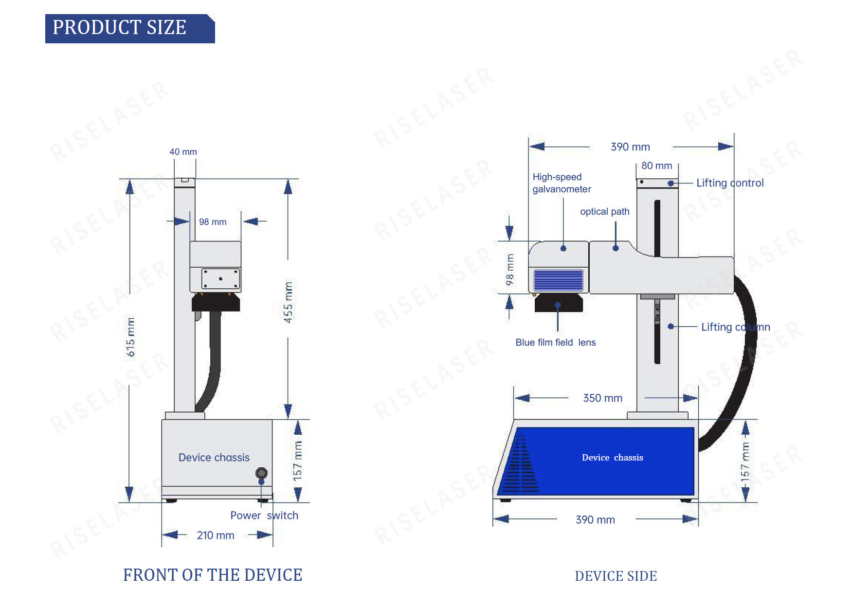 RL-P Laser Marking Machine 20w Laser Printer Marking Machine