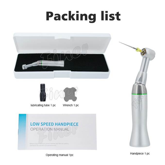 Turbine Dental Handpiece Unit 10/1 Reciprocating Contra Angle 30 Degree Rotation Reduction Handpiece