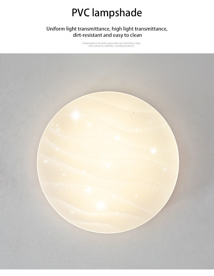 LED Ceiling Lamp Modern Wooden Shining Stars Lampshape Ceiling Lights(WH-WA-60）