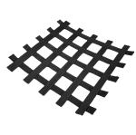 High Tensile Strength 50Kn/m Warp Knitting Fiberglass Geogrid for Road