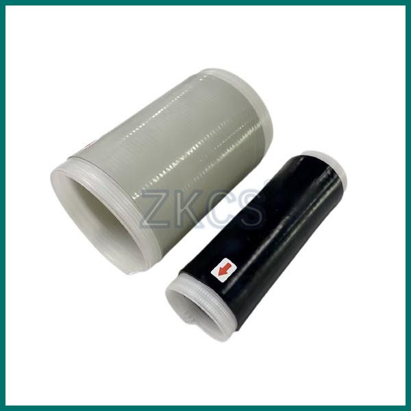 Black / Grey Silicone Cold Shrink Tube For 1/2'' jumper,Din head and jumper