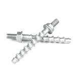 ZINC Finish M10 Hex Flange Head Framing Bolts for Subway Tunnels 12mm Concrete