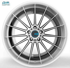Quality SAE OEM Two Piece Forged Wheels ET45 5x112 22 Inch Rims wholesale
