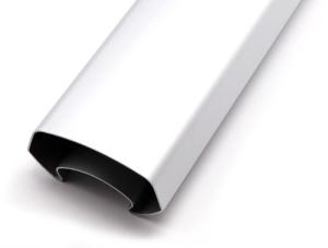 Quality Industrial Extrusion Aluminum Flat Profile , Oval Aluminum Tube wholesale