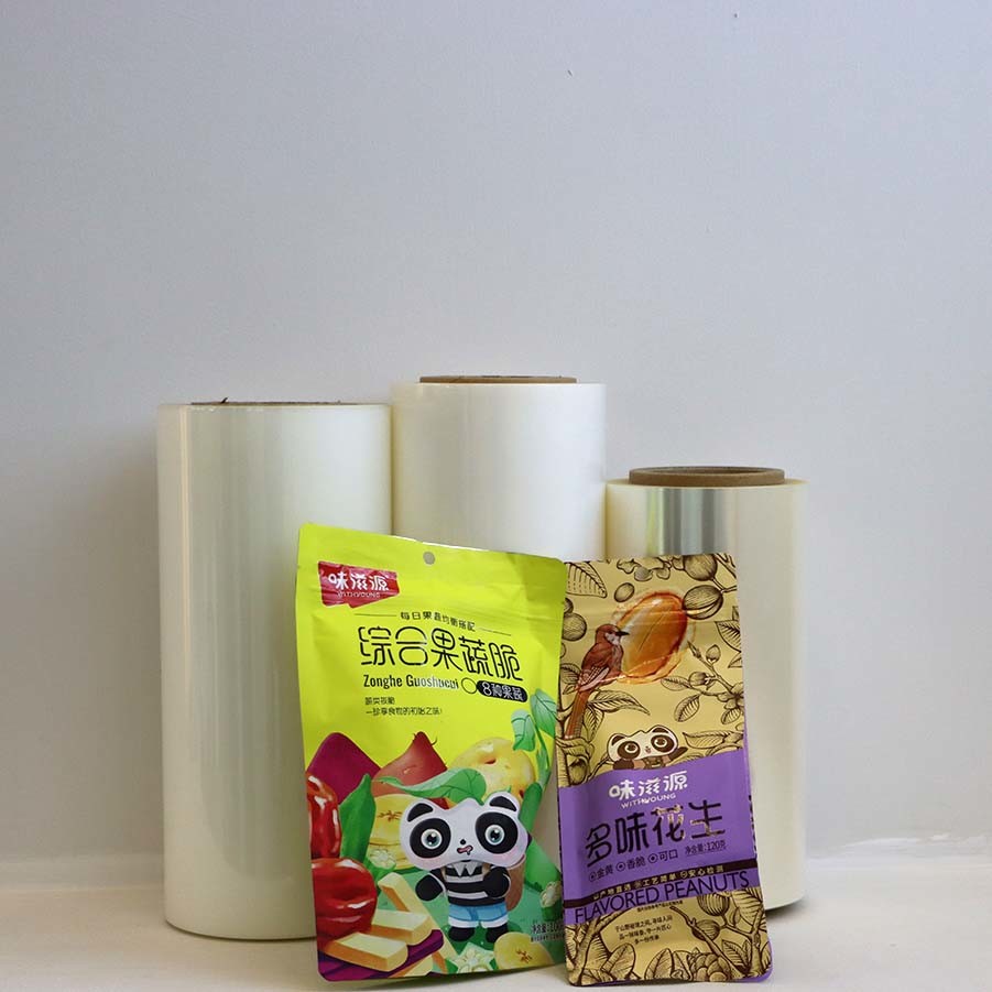 Food Grade Bopp Printing Film Soft Glossy Lamination Film 15-35 Microns