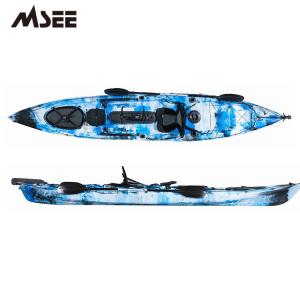 Quality OEM Logo 1 Person River Fishing Kayak With Paddle And Aluminum Seat wholesale
