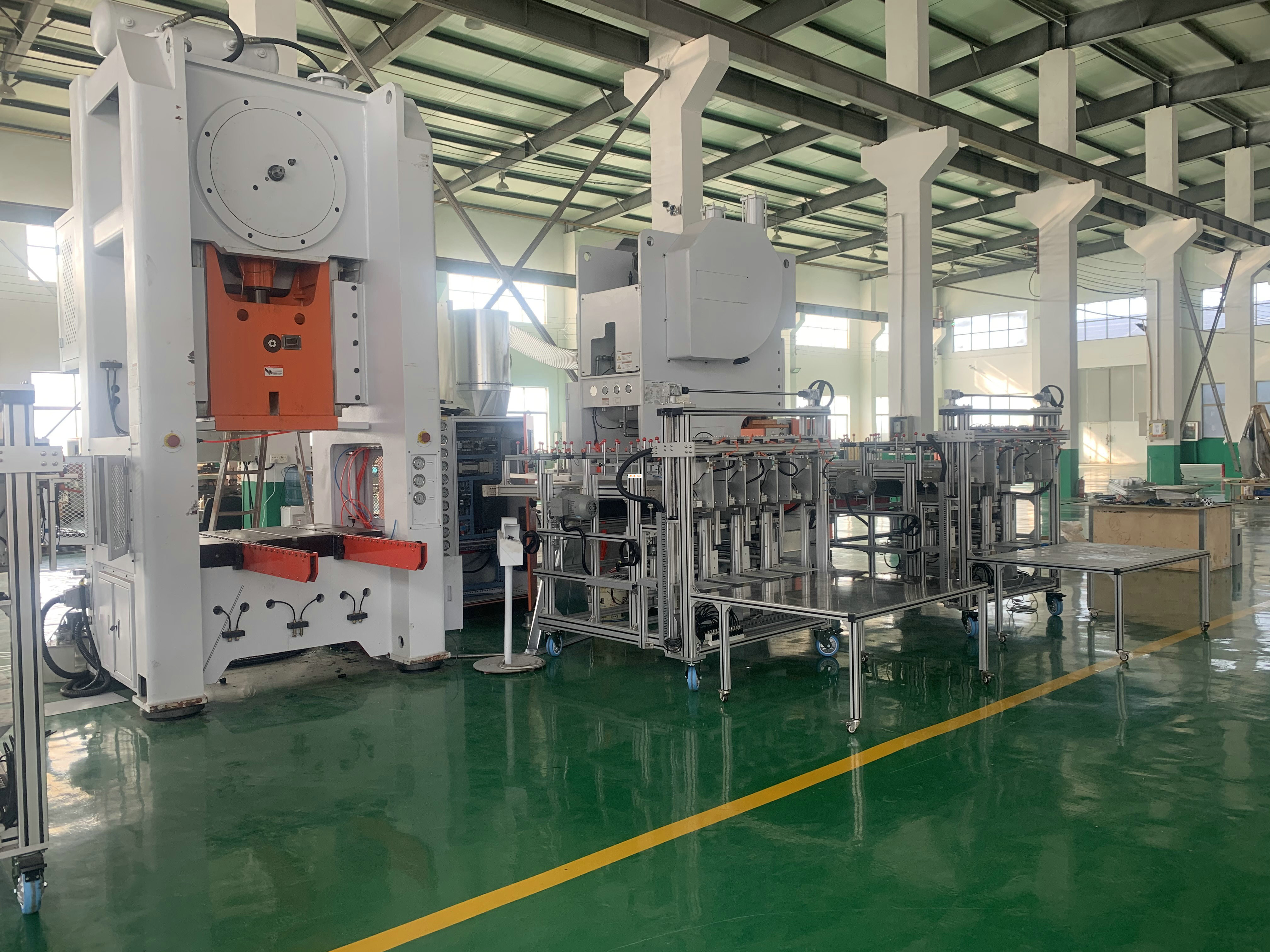 High Speed Automatic Schneider Electric Aluminum Foil Tray Making Machine 12000pcs/hour