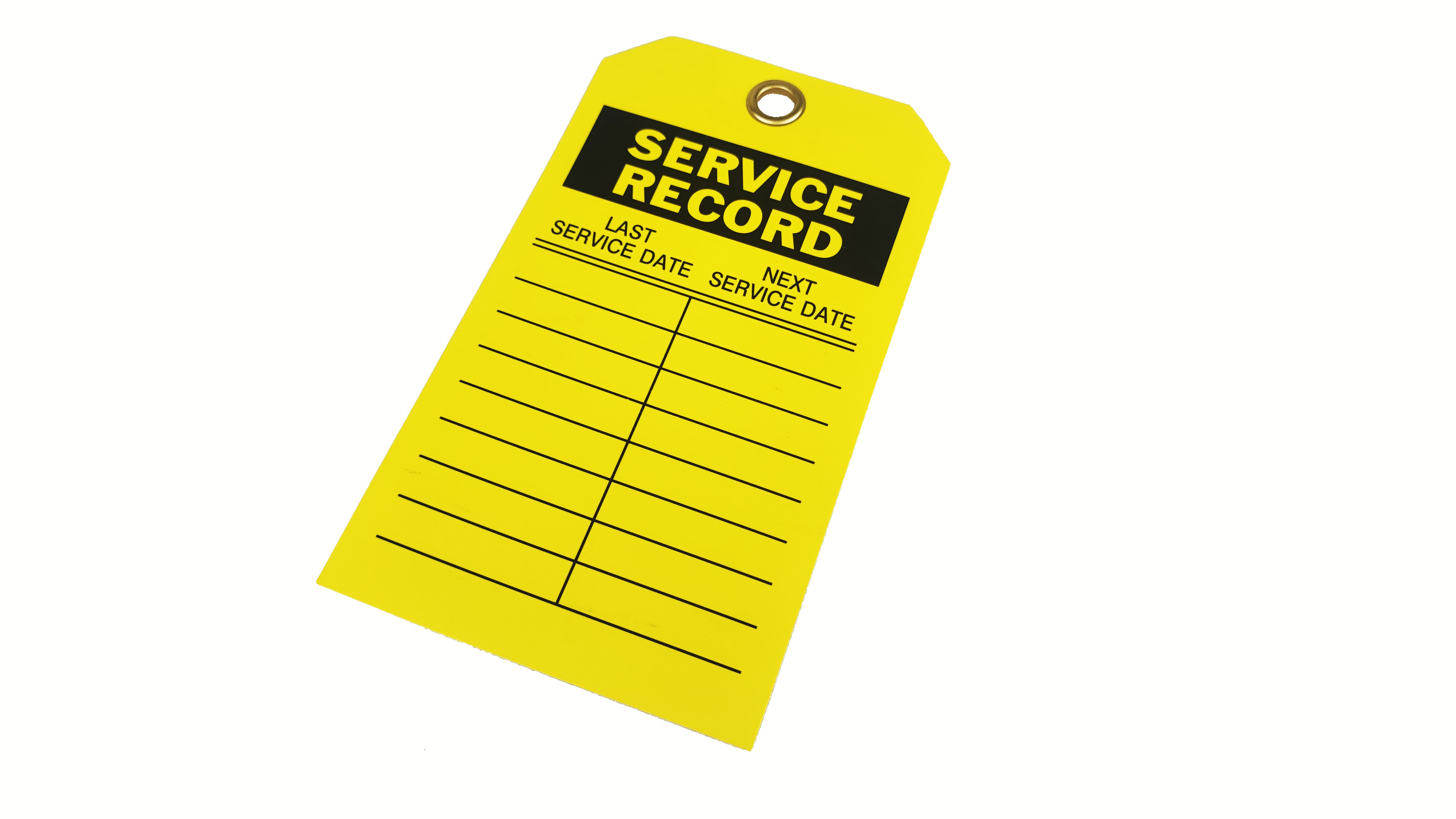 Industrial Plastic Safety Tag Customized Waterproof Plastic Material