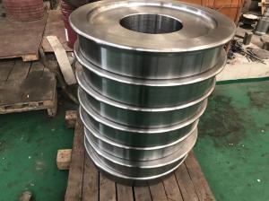 Quality Hot Steel Forged Rail Wheels 12 Inches 4140 Material 490 Hb Hardness wholesale