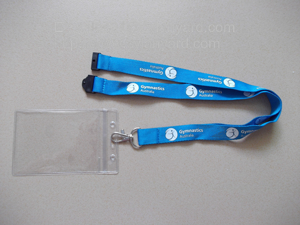 Custom made neck lanyard for id badge
