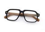 Outdoor Activities Suitable Retro Wood Grain Glasses 8188 Unisex