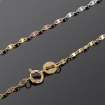 18K Yellow Gold Rose Gold White Gold Chain Necklace for Women Gift (NG015)