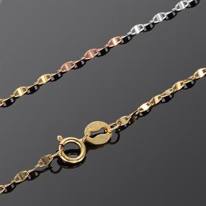 Quality 18K Yellow Gold Rose Gold White Gold Chain Necklace for Women Gift (NG015) wholesale