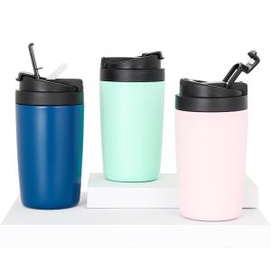 Quality 300ml 20 Oz Matte Vacuum Insulated Tumblers With Lid And Straw wholesale