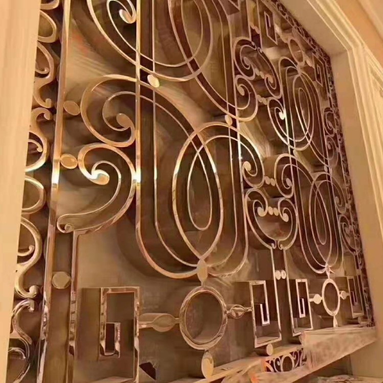 Custom Made Indoor Creative Backdrop Background Panel Stainless Steel