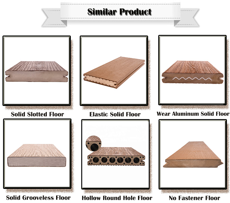 140mm*20mm Above 18mm Outdoor Hollow Removable Engineered Wood Laminate Floor