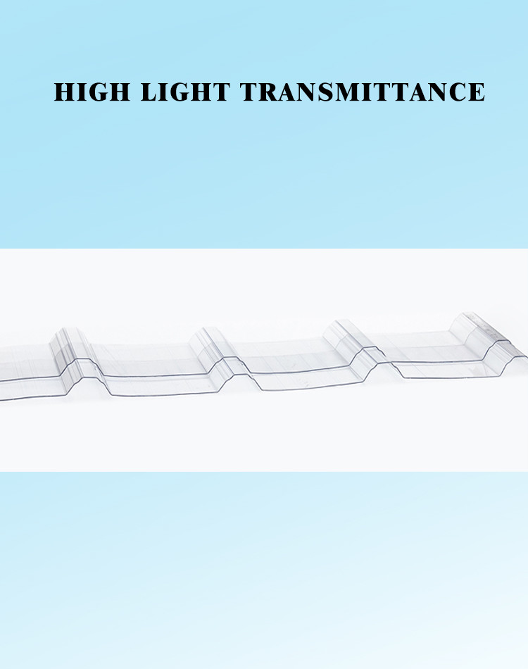 Skylight Corrugated Polycarbonate Sheet Clear Polycarbonate Roofing Sheets