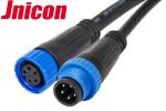 5 Pin IP68 Outdoor Waterproof Connectors , Underground Screw Lock Connector