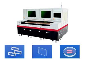 Quality 80W Large Size Fiber Laser Cutting Machine For Quartz Glass Cutting wholesale