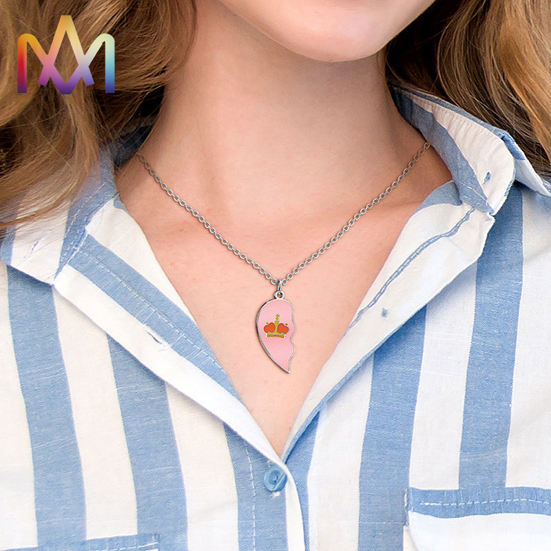 18K Gold Plated SS316L Love Jewelry Set With Heart Pendant