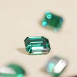 Green Emerald Princess Cut 1 Carat Moissanite Loose Stone Diamond