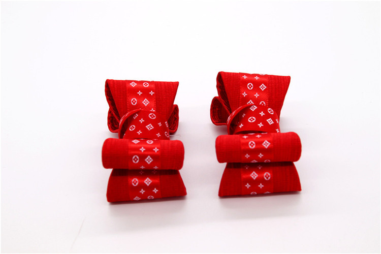 Ribbon coloured bow-tied shoe flower,Handmade footwear ornaments and flower Thread ribbon Beige ,white,black,red ,blue