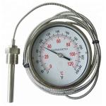 Stainless Steel Industrial Remote Reading Thermometer / Bimetal Thermometer