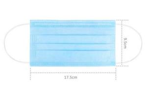 Quality 17.5*9.5cm 3 Ply Disposable Face Mask For Dust Free Workshop / Food Industry wholesale