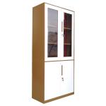 Double-Color Narrow Sided Swing Door Steel Filing Cabinet Knock Down Metal
