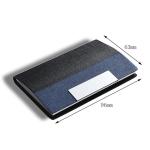 Luxury Polyester Oxford Aluminium Card Wallets Dual Colored