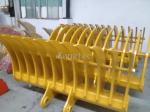 45 Degree Tilting Root Rake Bucket For Excavator , Mini Excavator Rake Loosen