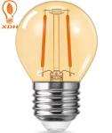 G45 amber led filament bulb 220-240V E27 2W filament led light bulbs