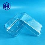 PET Dessert Candy Cookie Treat Square Plastic Box For Kitchen DIY Packing