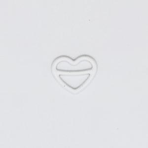 Quality Heart Shape 11mm Bra Adjustment Slides wholesale